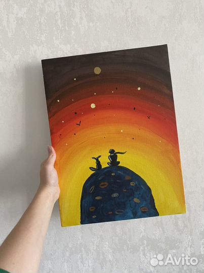 Картина акрилом