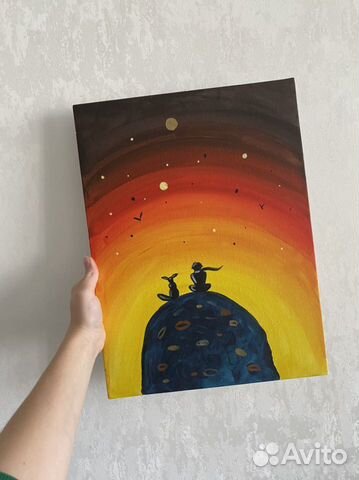 Картина акрилом
