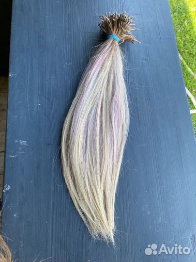 Волосы для наращивания 50-45 см бу