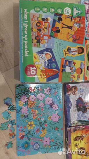 Пазлы еlc, djeco, castorland и т.д 16шт