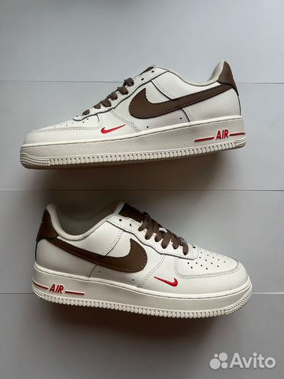 Кроссовки мужские nike air force 1 low beige 41-45