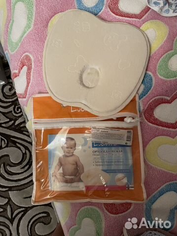 Подушка ортопедическая для новорождённых