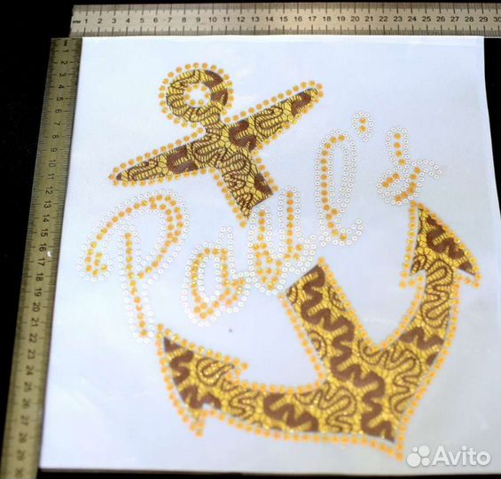 Аппликации из пайеток без основы