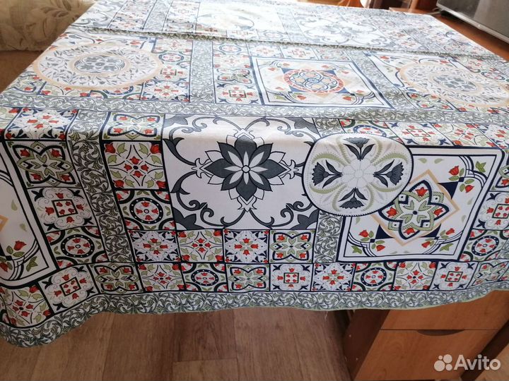 Скатерть из рогожки