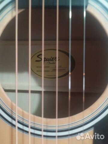 Акустическая гитара fender squier SA-150 объявление продам
