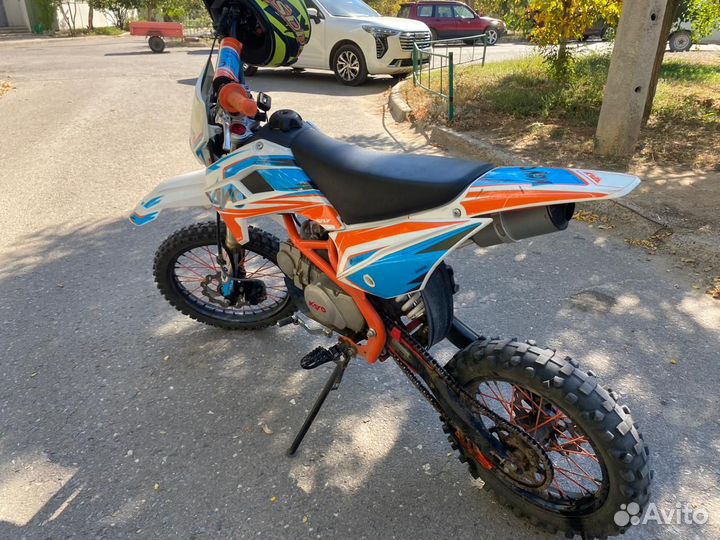 Питбайк kayo basic yx 125 в отличном состоянии