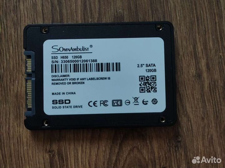 Жёсткий диск SSD HDD 120-240-500 гб