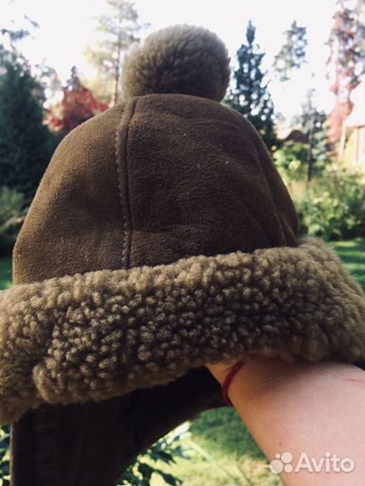 Шапка для девочки натуральный мех