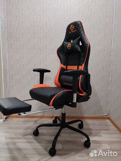 Игровое кресло новое до 150 кг, регулируемое