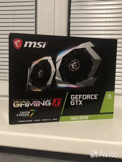 Видеокарта msi GTX 1660 Super 6gb