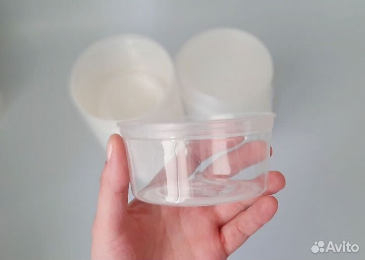 Банка пластиковая новая, ёмкость для специй