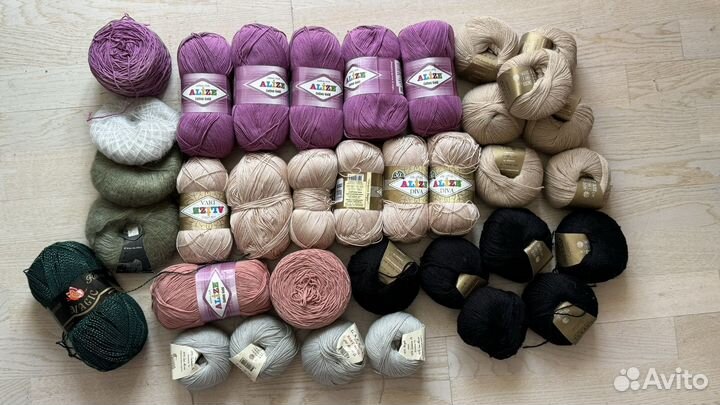 Пряжа для вязания (2 пакета)