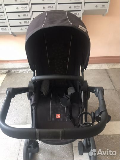 Детская коляска 2 в 1 GB beli AIR4