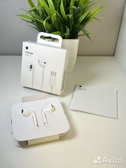 Проводные наушники earpods type-c(новые)