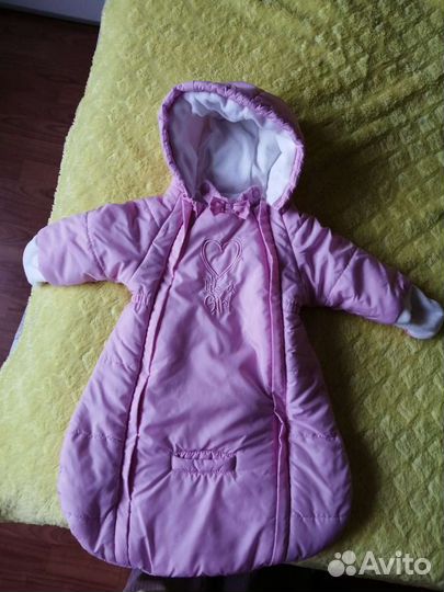 Конверт для девочки демисезонный