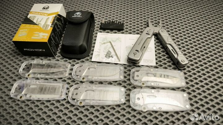 Мультитул Roxon Phantom s802 + Сменные Клинки