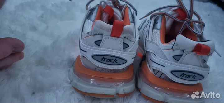 Balenciaga track white orange