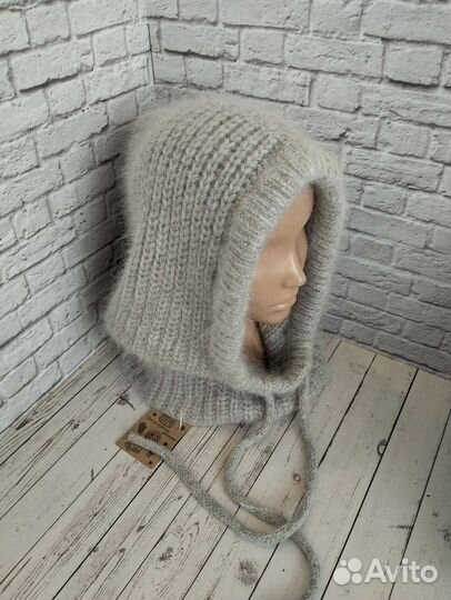 Капор капюшон пух норки