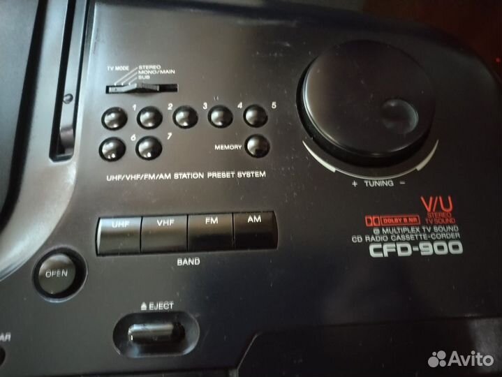 Музыкальный центр sony CFD-900