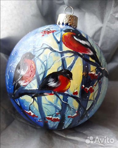 Елочные шары ручной работы