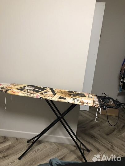 Доска для парогенератора с розеткой 135*35см