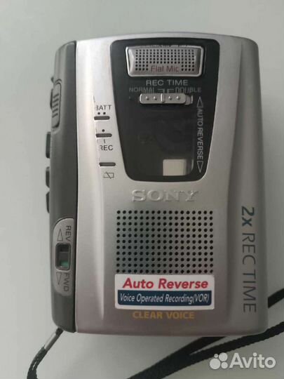 Кассетный диктофон sony