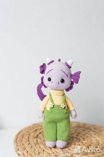 Дракончик Вязанная игрушка
