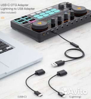 Профессиональный микшер для интервью