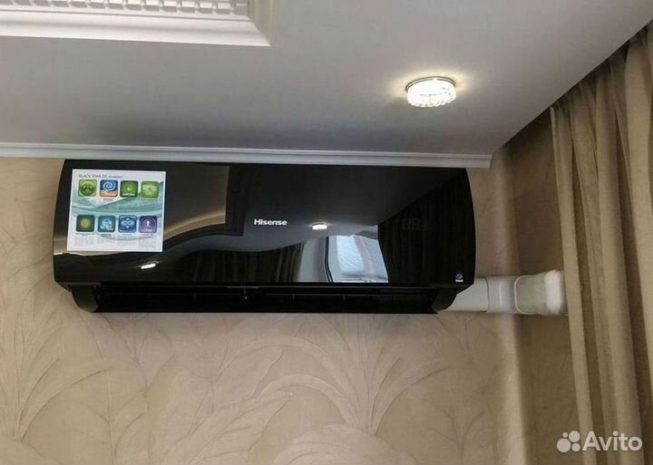 Сплит система с установкой