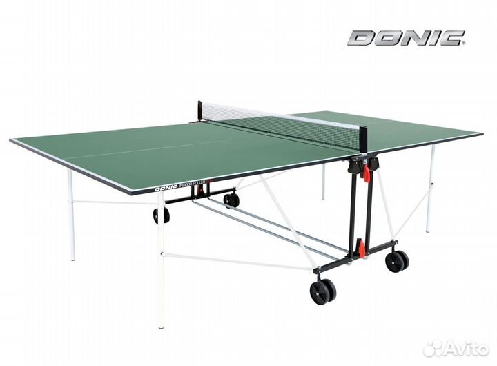 Теннисный стол Donic Indoor Roller SUN зелёный