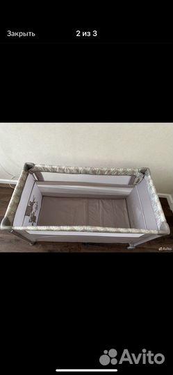 Детская кровать манеж