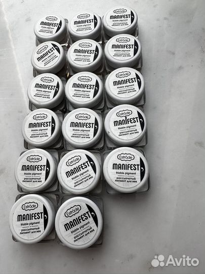 16 шт рассыпчатые тени