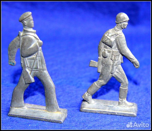 Солдатики металлические СССР 4 шт. Без «Солдата