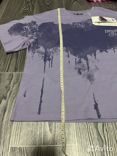 Новая футболка 146 на мальчика оверсайз