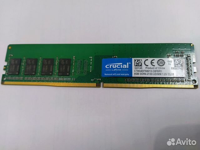 Оперативная память DDR4, 8 Gb 2133 мгц Crucial купить в Екатеринбурге ...
