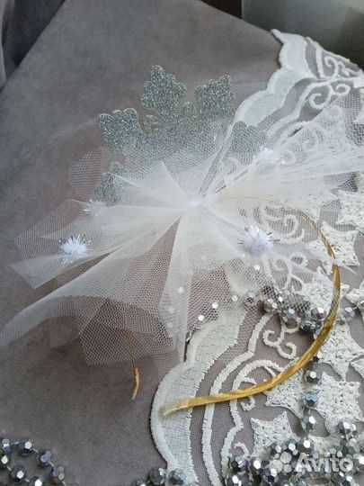 Новогодний ободок/зимний ободок