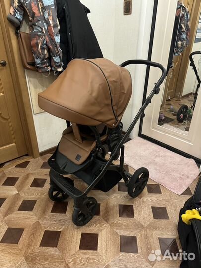 Детская коляска Roan Bloom 2 в 1 эко-кожа