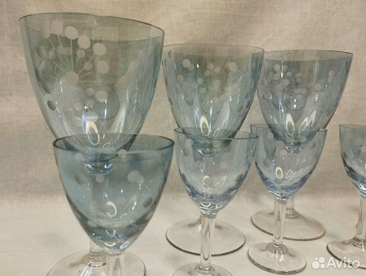 Фужеры рюмки СССР 50 е