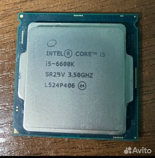 Процессор intel i5 6600k 1151
