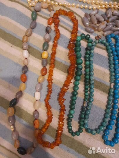 Янтарь, Бусы