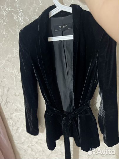 Пиджак Zara велюр
