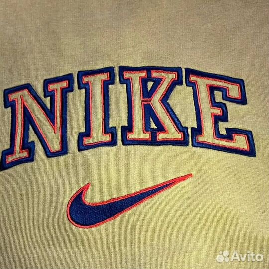 Широкая винтаж толстовка nike архив