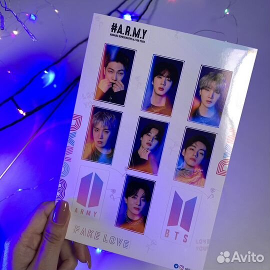 Стикеры, наклейки BTS