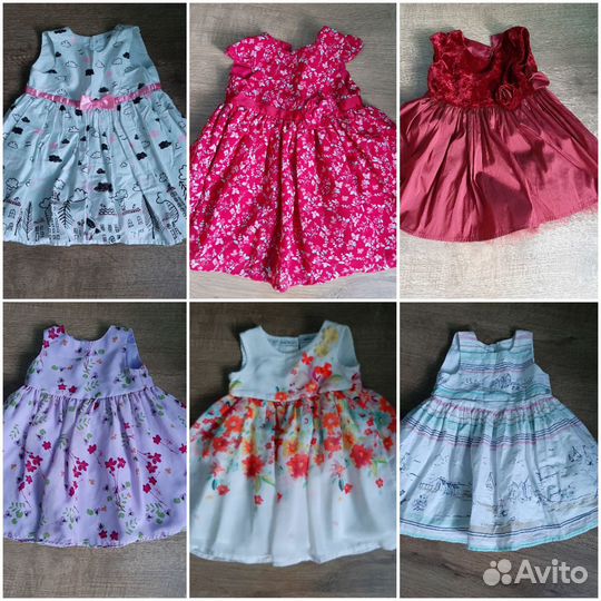Платье для девочки 86 92