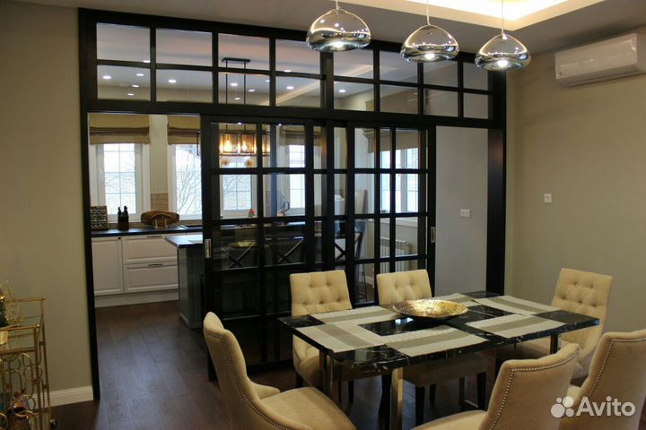 Мебель на заказ. Прегородка двери-купе на заказ. М