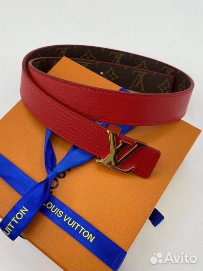 Ремень женский Louis Vuitton двухсторонний