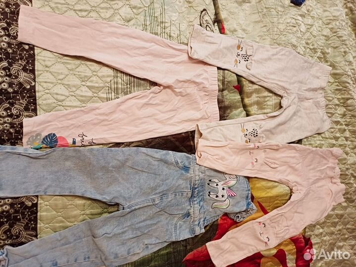 Детские вещи на девочку пакетом 86 92