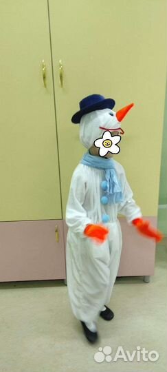 Новогодний костюм снеговика