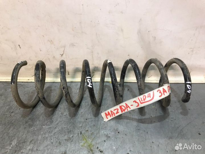 Пружина задняя Mazda 3 седан BK Z6 2008