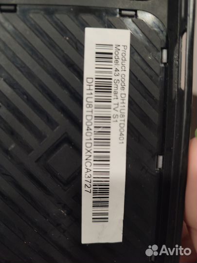 Телевизор smart tv 43 дюйма на запчасти